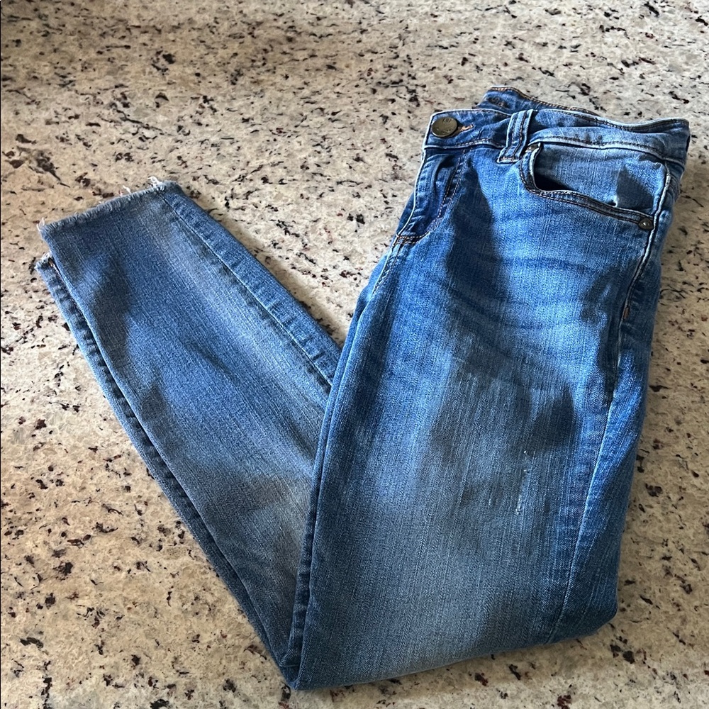 Kut from the Kloth Light Blue Ankle Skinny Jeans